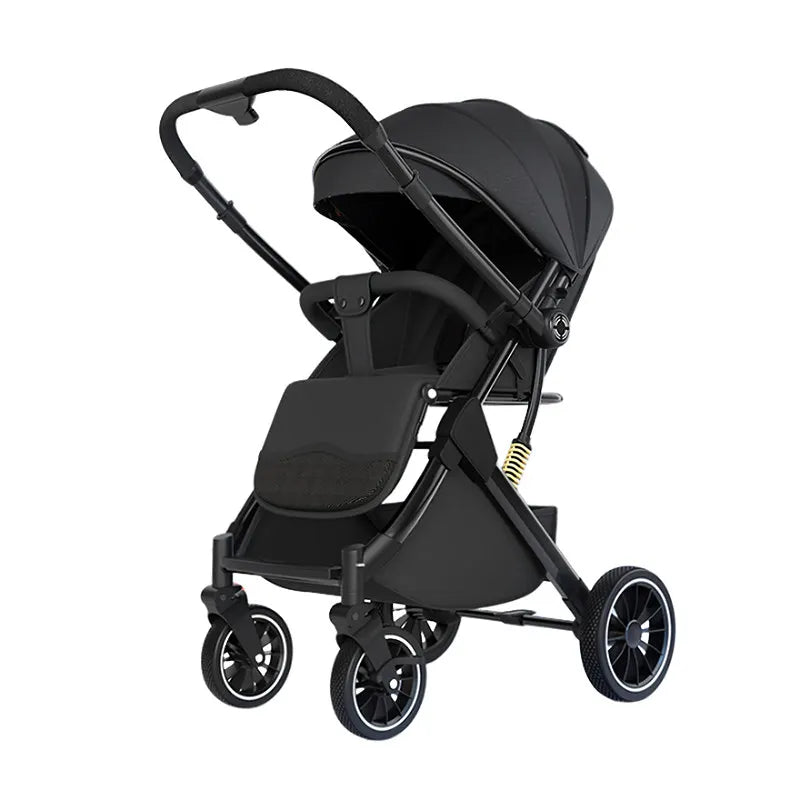 Luxury Baby Stroller Portable Travel Baby Carriage Folding Prams High Landscape Aluminum Frame Car Quick Fold for Newborn Baby