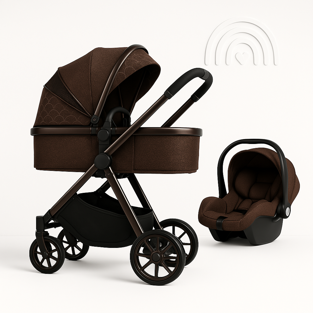 Stylish High View Stroller Lightweight Folding