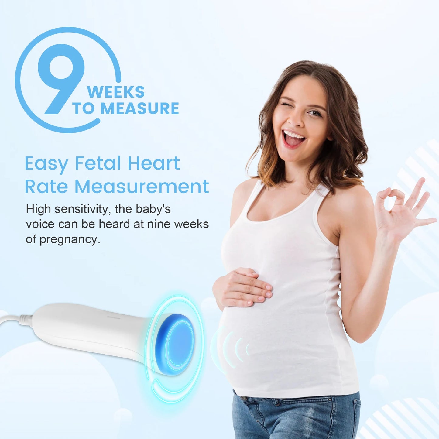 Fetal Doppler 3MHz – Baby Heartbeat Monitor